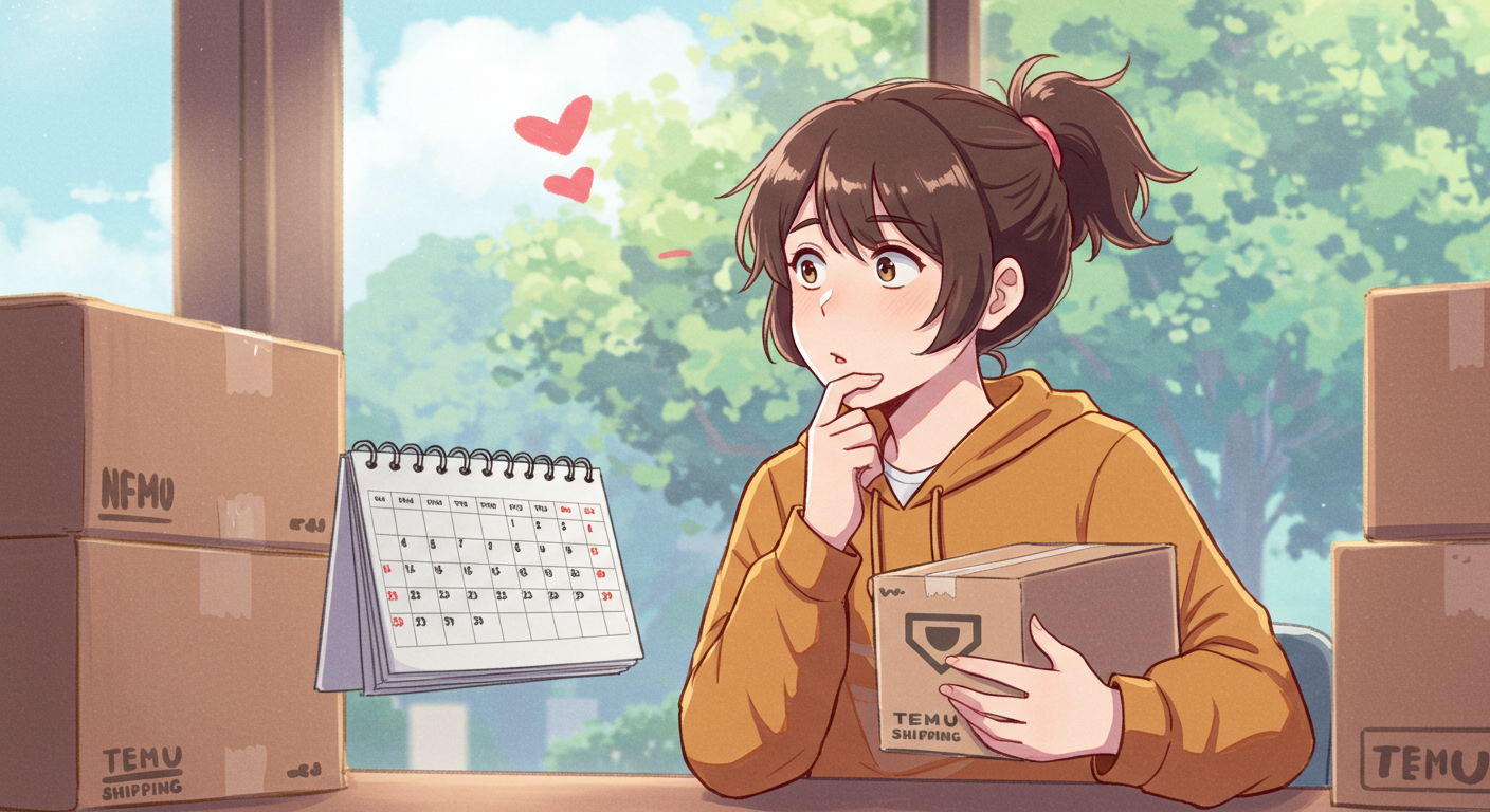 테무 배송 소요 기간을 계산하는 소비자