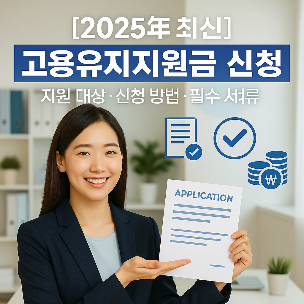 [2025년 최신] 고용유지지원금 신청 ｜ 지원 대상&middot;신청 방법&middot;필수 서류 총정리
