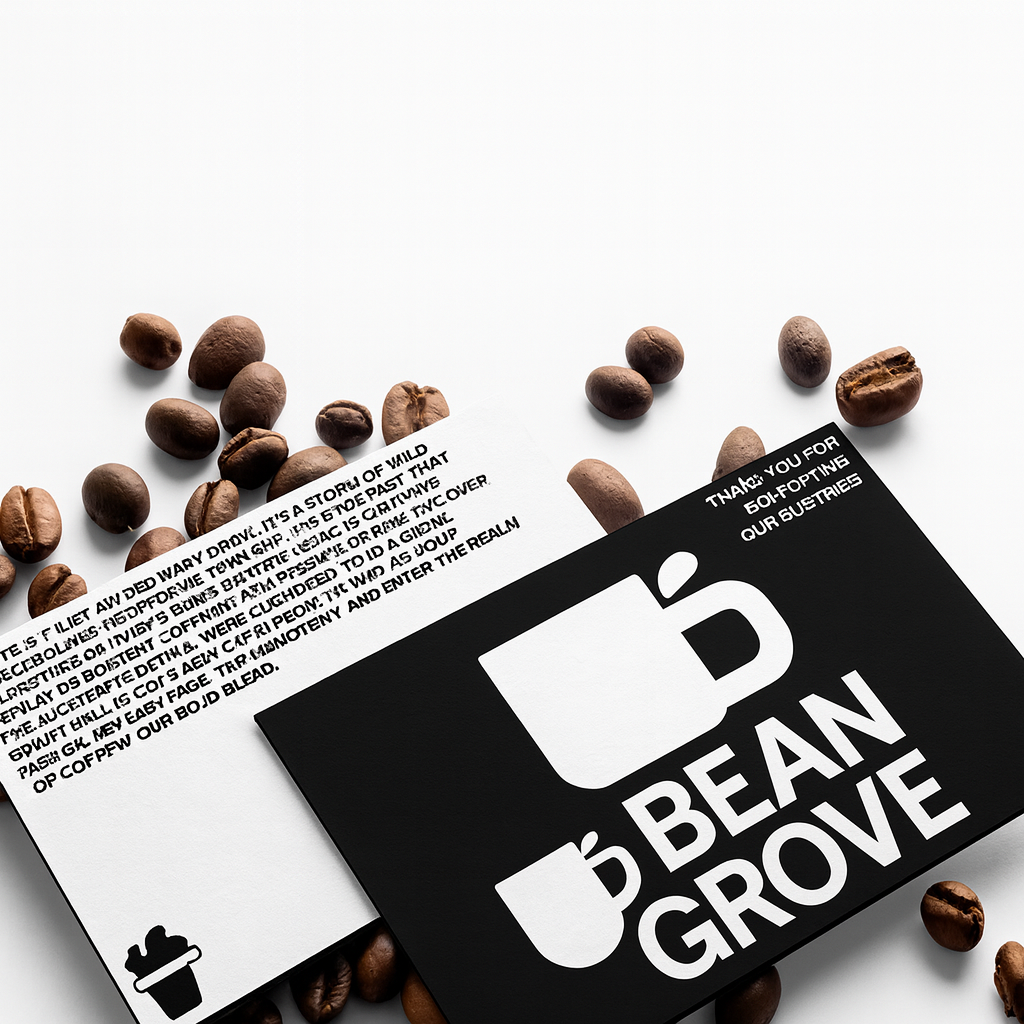 젠스파크 AI디자이너가 생성한 커피숍 로고