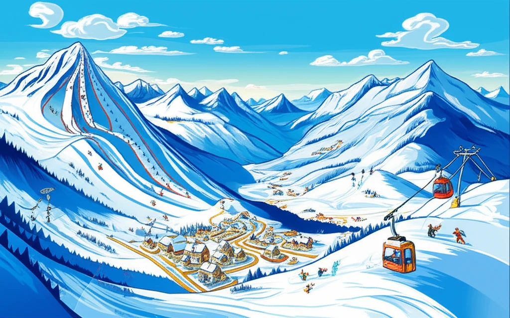 이탈리아 알프스 리비뇨 올림픽 경기장..