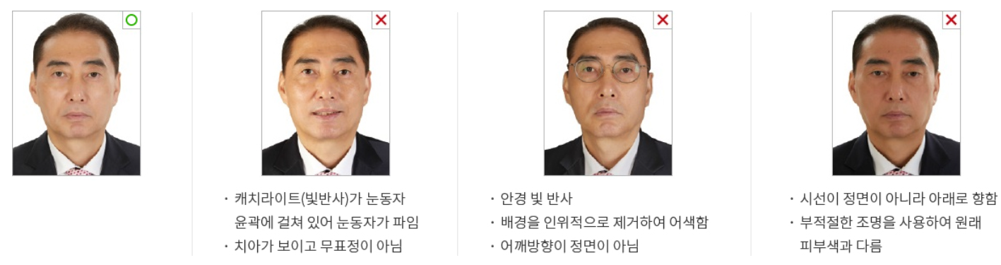 출처 : 외교부 [여권사진 규정]