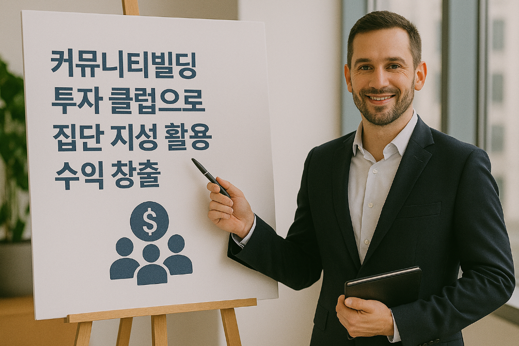 커뮤니티빌딩 투자 클럽으로 집단 지성 활용 수익 창출