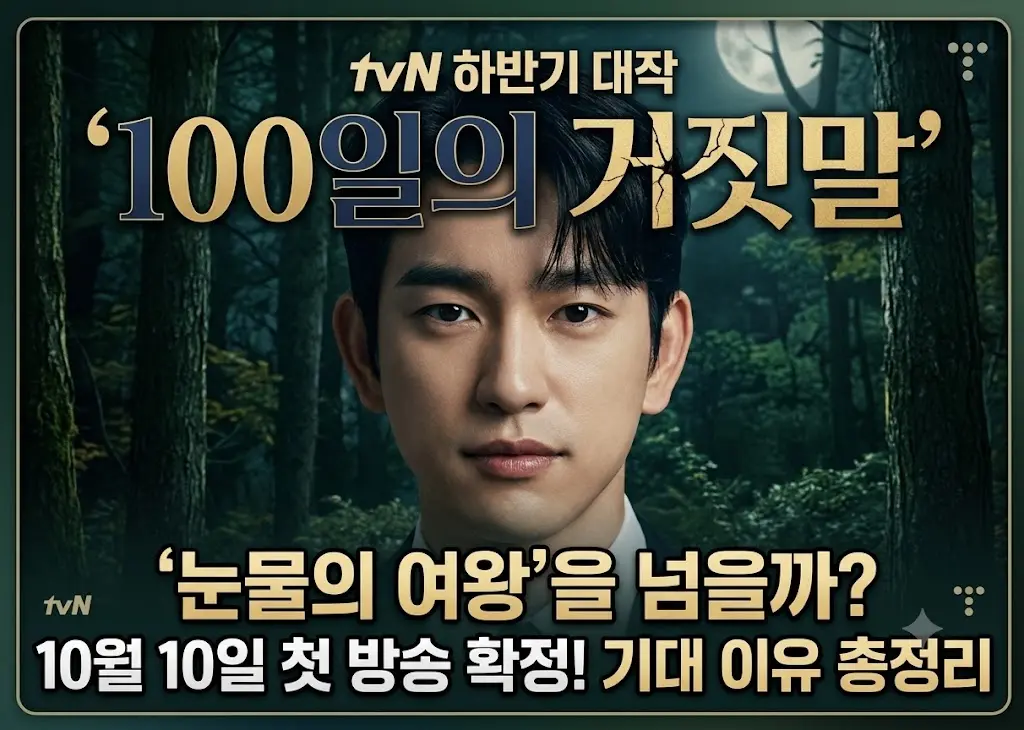 １００일의 거짓말 인포그래픽