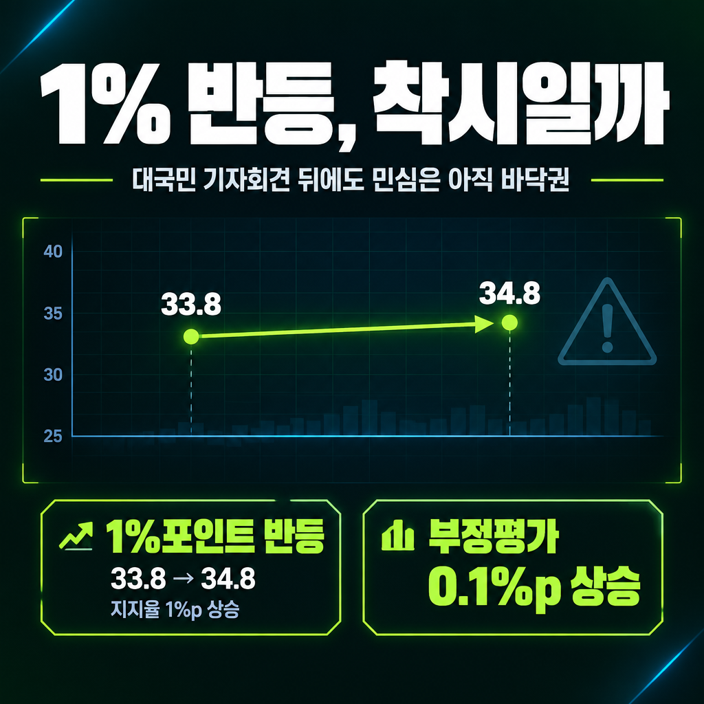 1% 반등, 착시일까