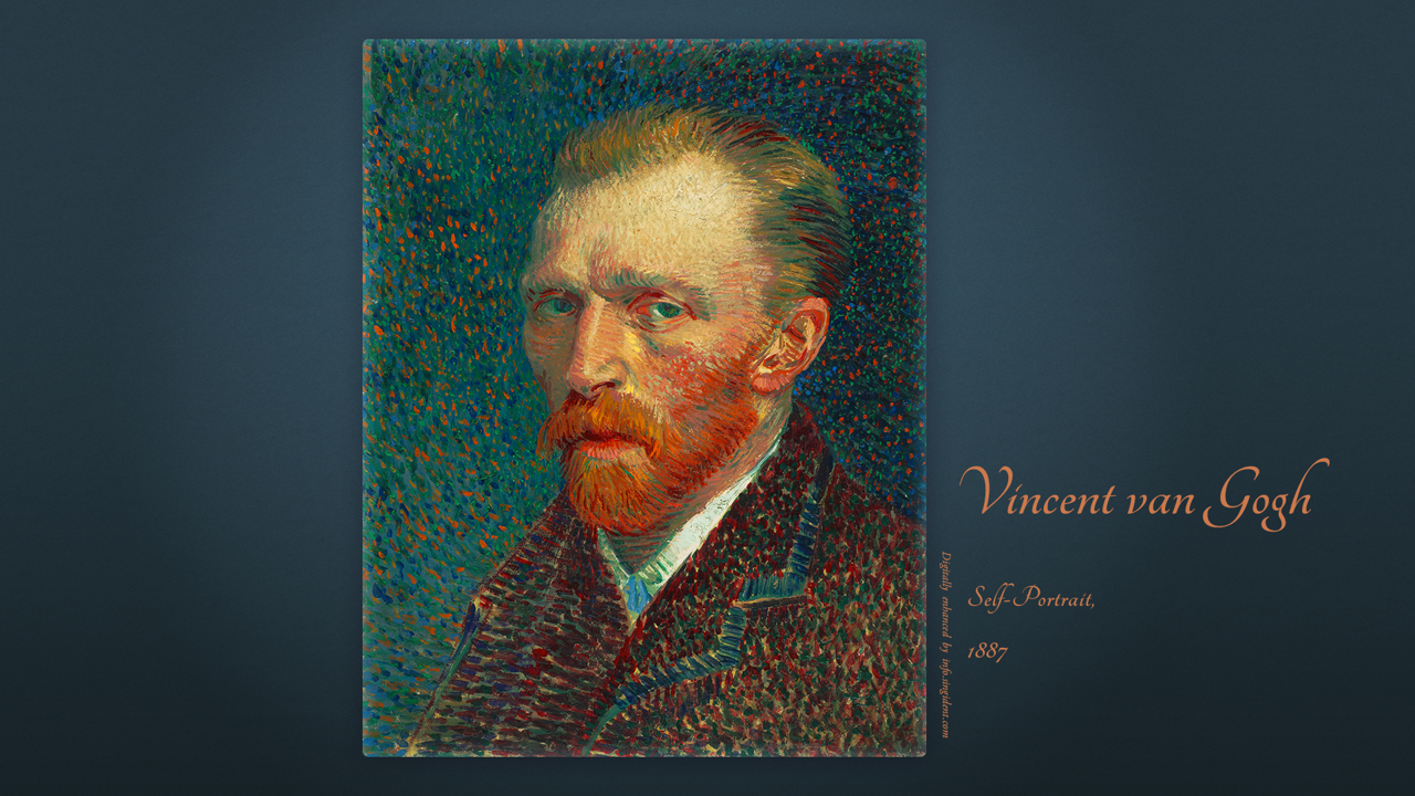 03 반고흐 자화상, F345 C - Vincent van Gogh 반고흐 자화상