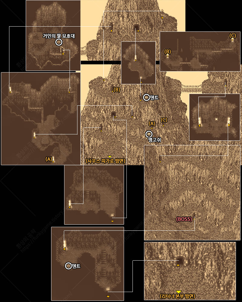 콜츠산 지도 이미지