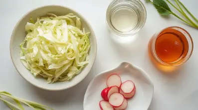 양배추-무-매실차