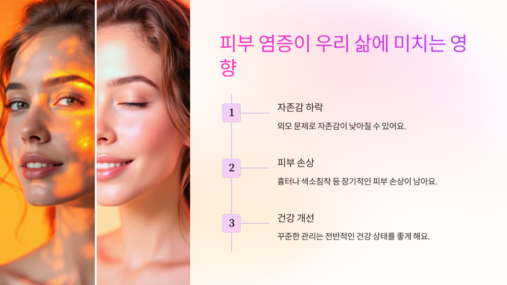 피부 염증이 우리 삶에 미치는 영향