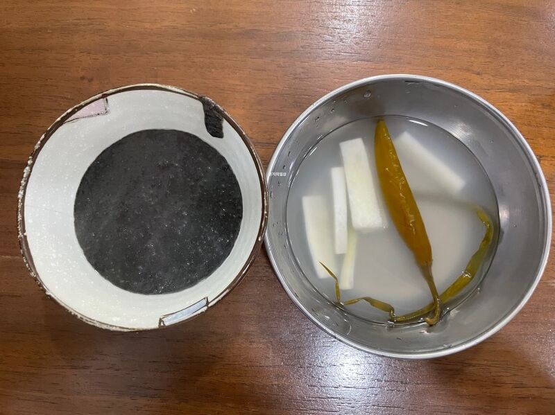 화성 정남 맛집 광복동 한정식 - 흑임자죽 & 동치미