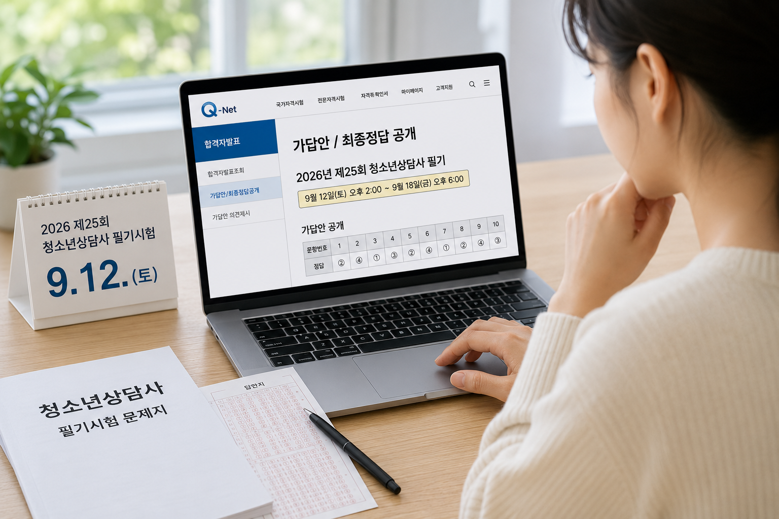 2026 청소년상담사 필기 가답안