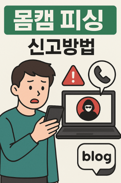 몸캠 피싱 신고 방법
