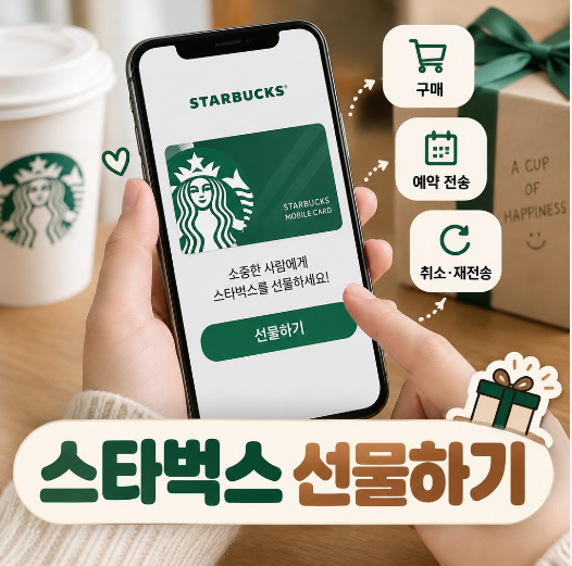 스타벅스 모바일쿠폰 선물하기