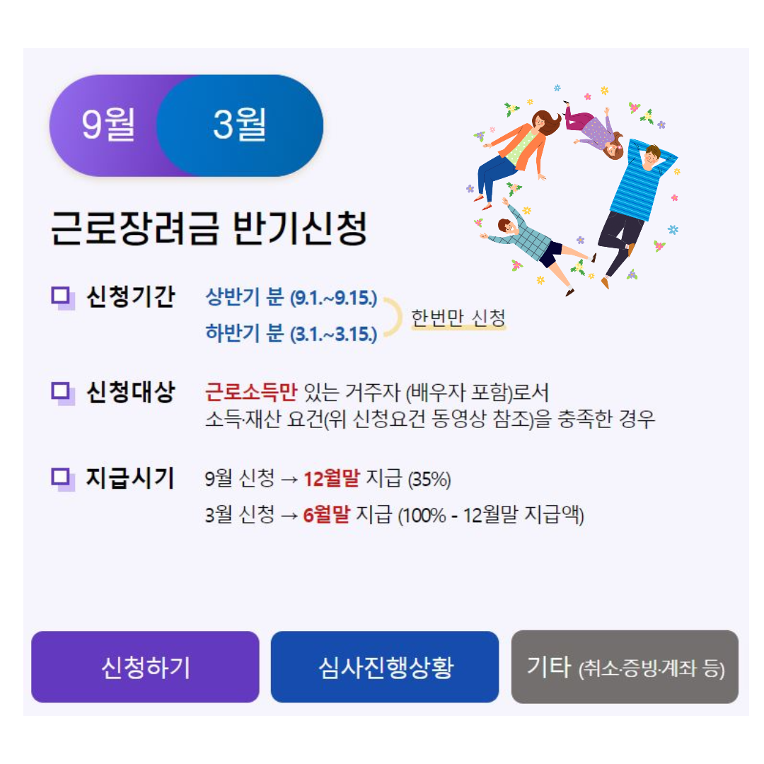 24년 9월 반기 자녀장려금 신청방법