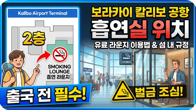 보라카이 칼리보 공항 흡연실 위치