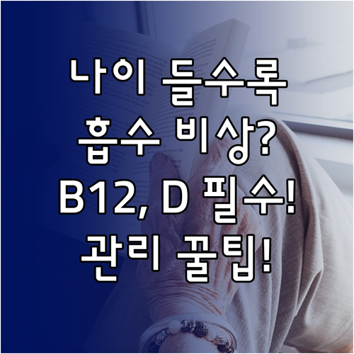 나이 들수록 흡수율 낮은 비타민 B1..