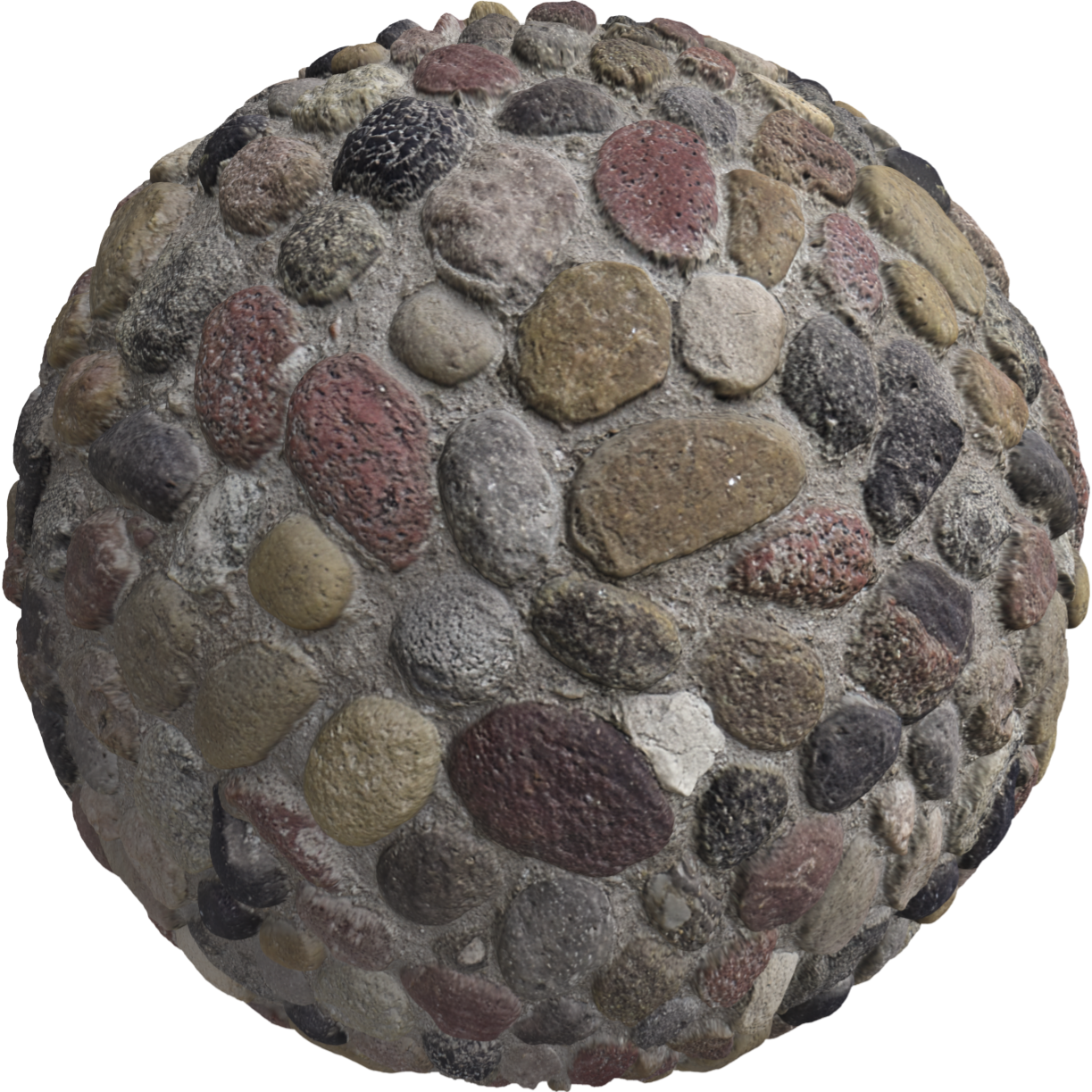 varied colored stone floor texture 5