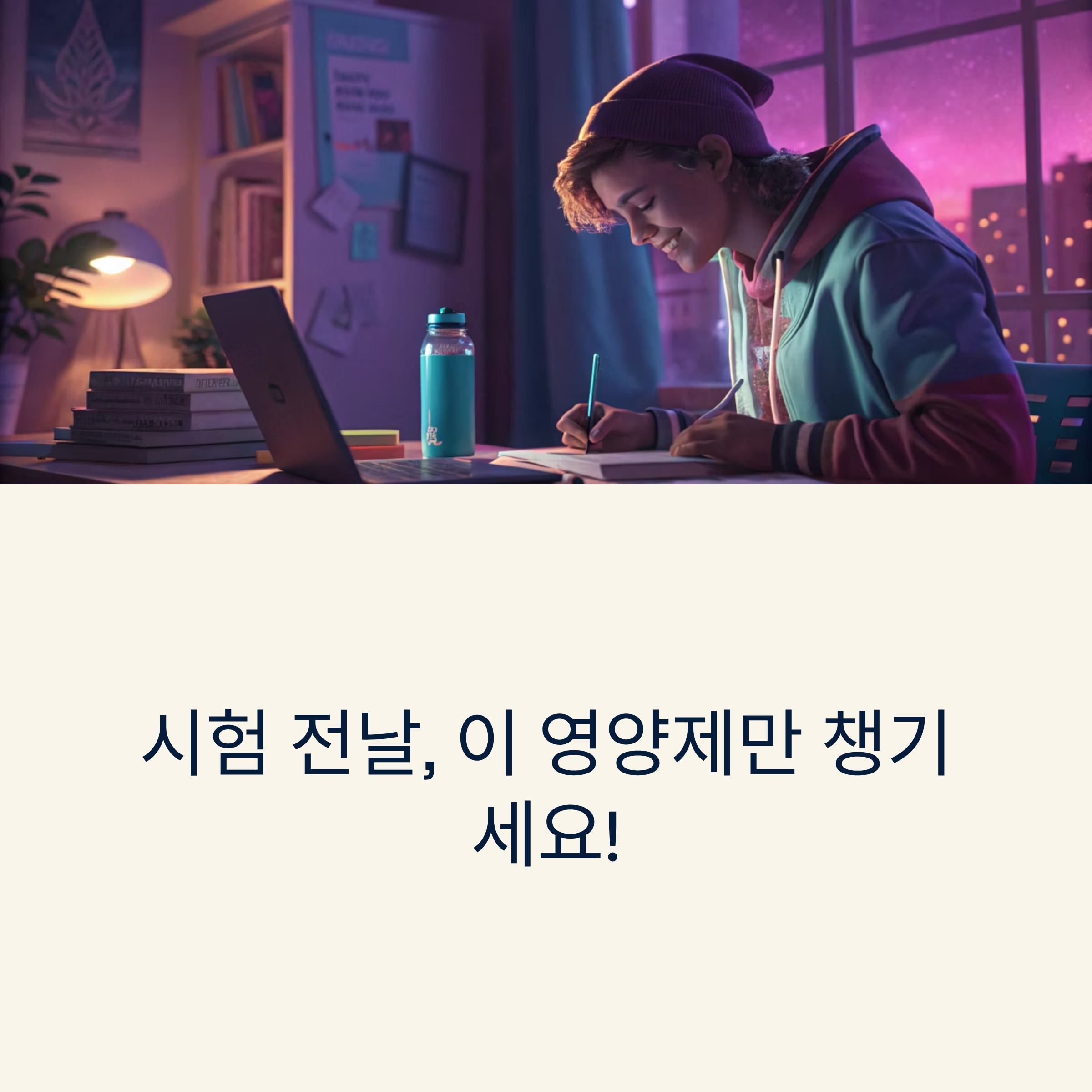 시험 전날 피로회복에 좋은 영양제