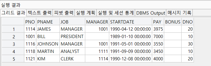 CREATE(테이블 생성)
