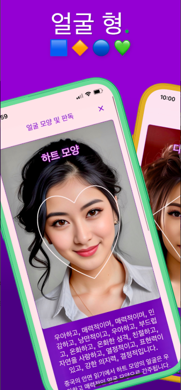 얼굴 분석 어플, 얼굴형, 얼굴 비율, 황금비율, 내 얼굴의 매력 점수보기