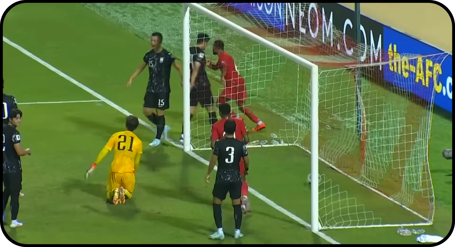 월드컵 아시아 3차예선 조별 순위 (팔레스타인전 업데이트)