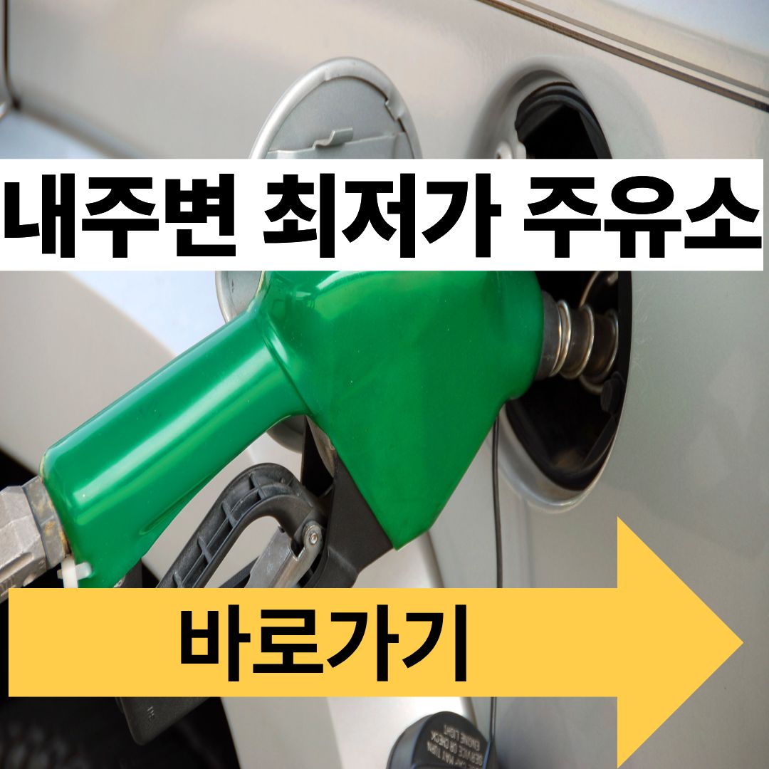 근처 주유소 가격 비교 방법 (오피넷으로 최저가 찾기)