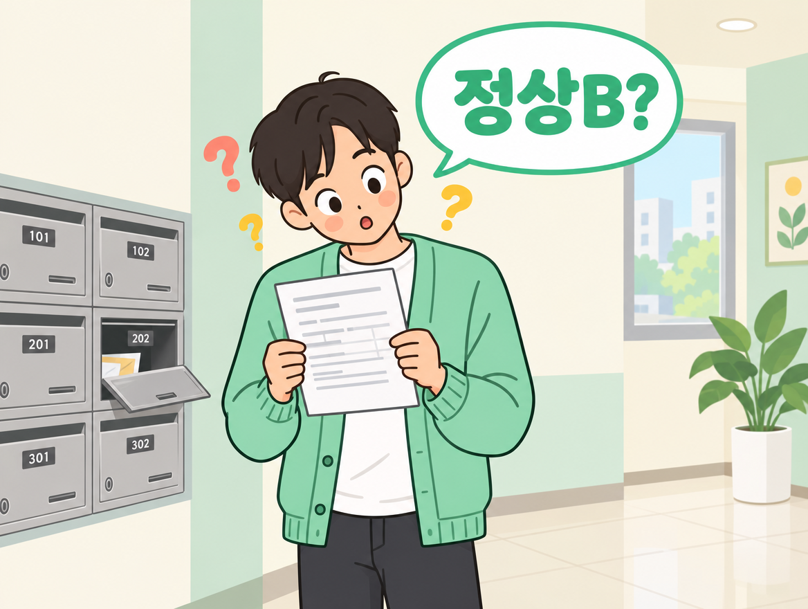 건강검진 결과지 읽는 법 결과통보서
