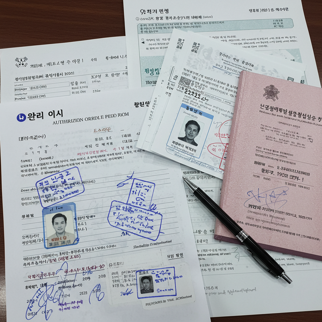 4대보험 완납증명서 