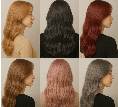 헤어 컬러 스타일