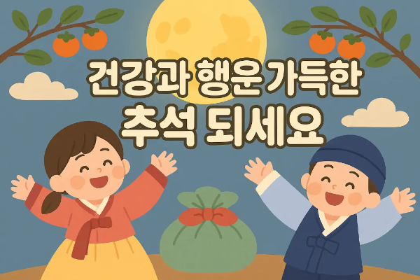 건강-행운-추석-아이들