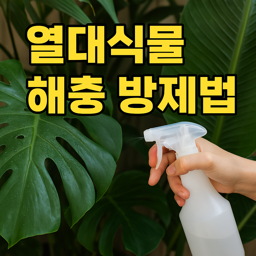 열대식물 해충 방제법