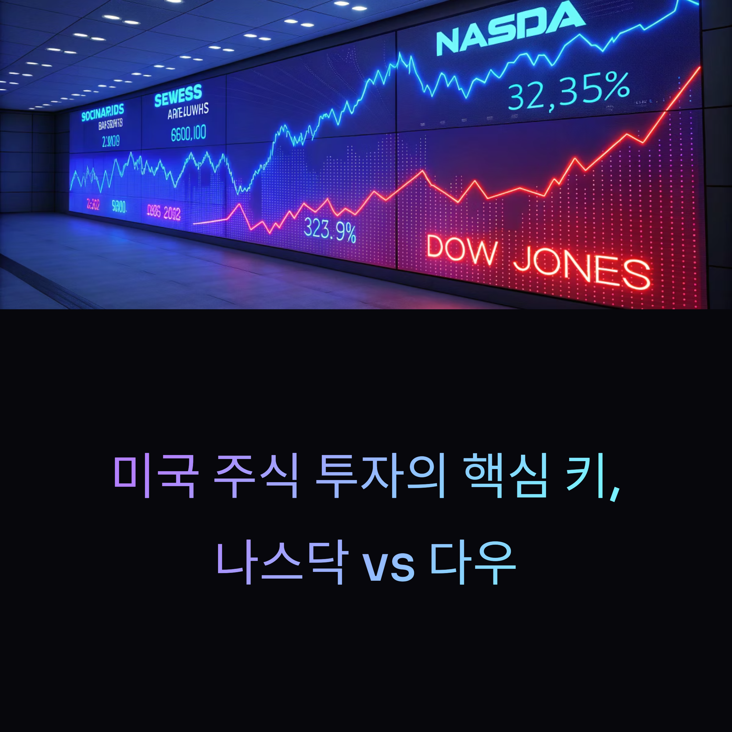 나스닥vs다우존스