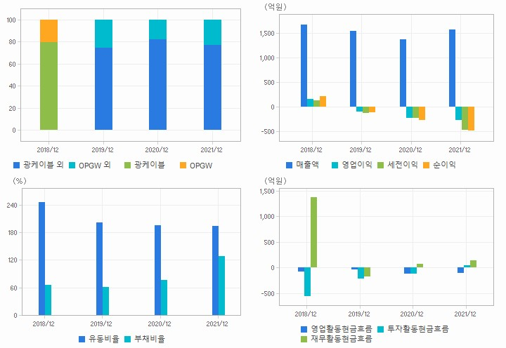 대한광통신 재무분석