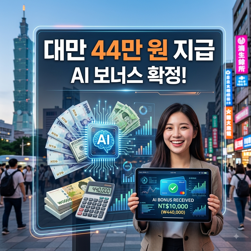 대만 44만원 지급 AI 보너스