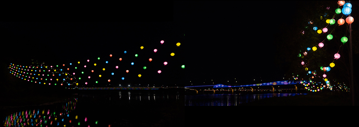 형산강 연등문화축제 거리연등