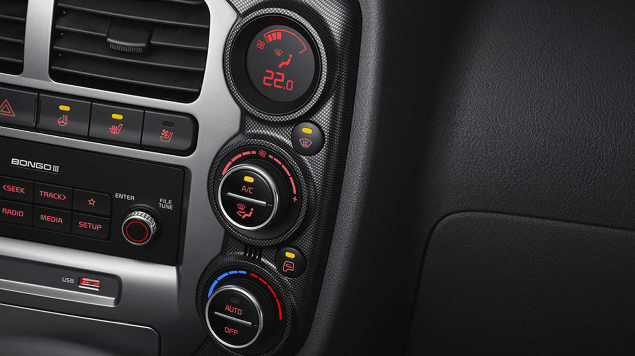 2024년형 봉고3 LPG 공조기 버튼