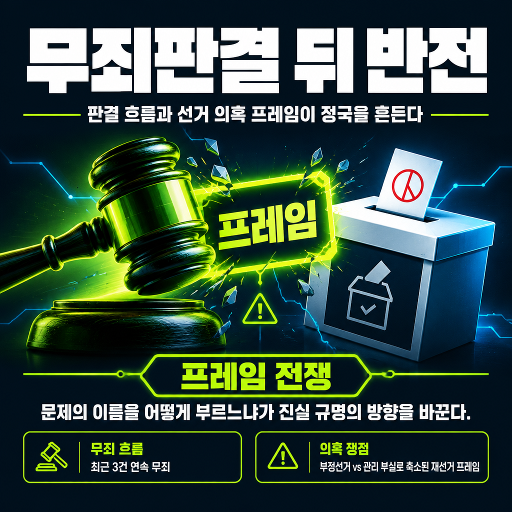 무죄판결 뒤 반전