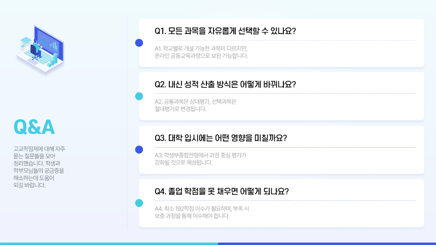 고교학점제 완벽 가이드 – 2025년 전면 시행, 핵심 내용 총정리!