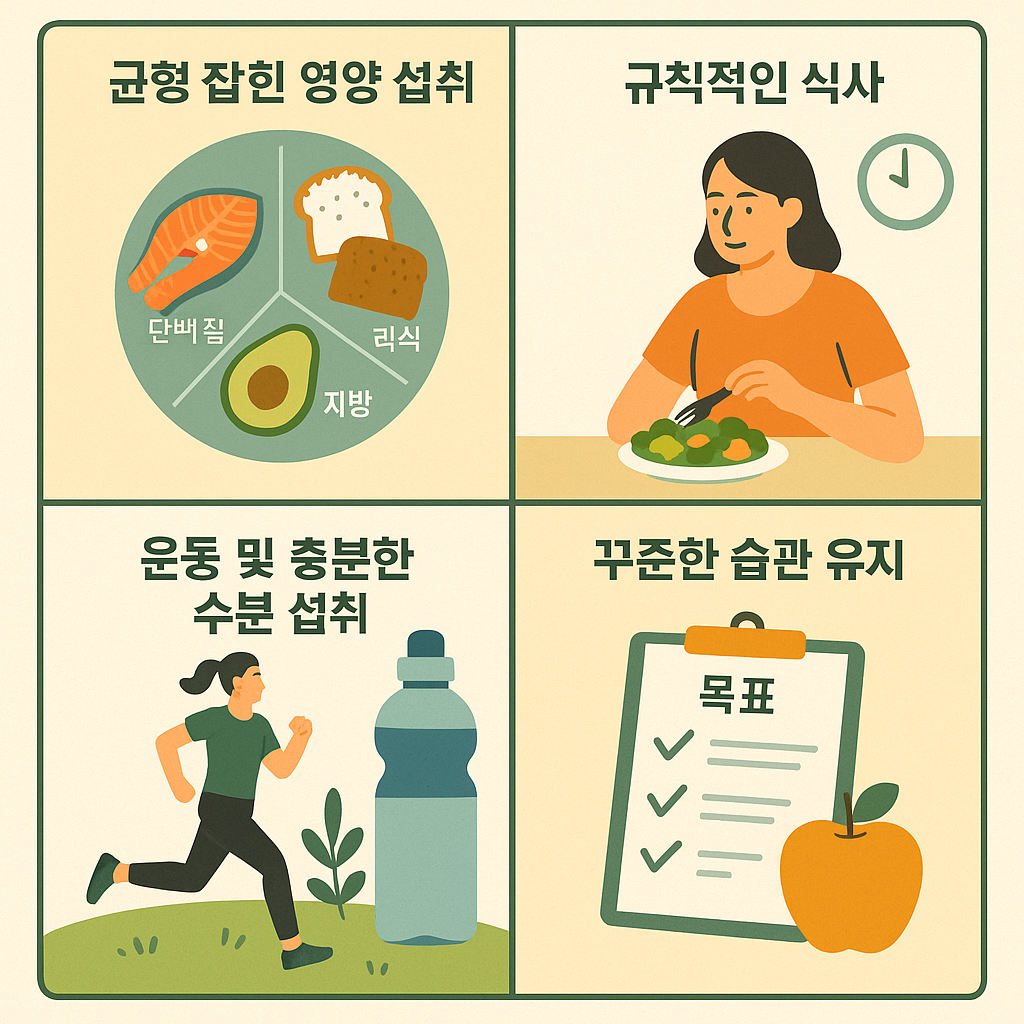 요요 없는 식단 조절 노하우