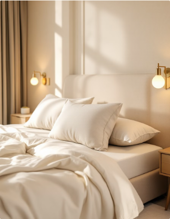 허리 통증과 목 통증 없는 숙면을 위한 침대와 베개 선택 가이드