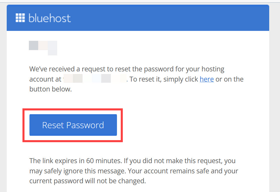 블루호스트 비밀번호 변경 방법