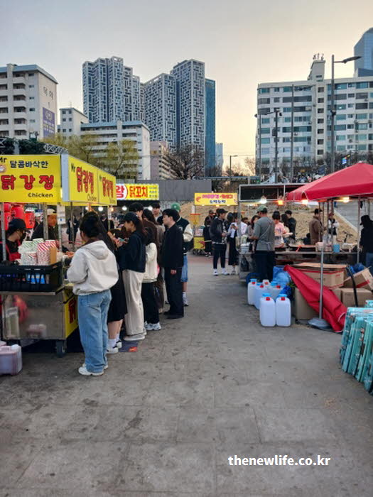 여의도 벚꽃 축제 먹거리 존 사진