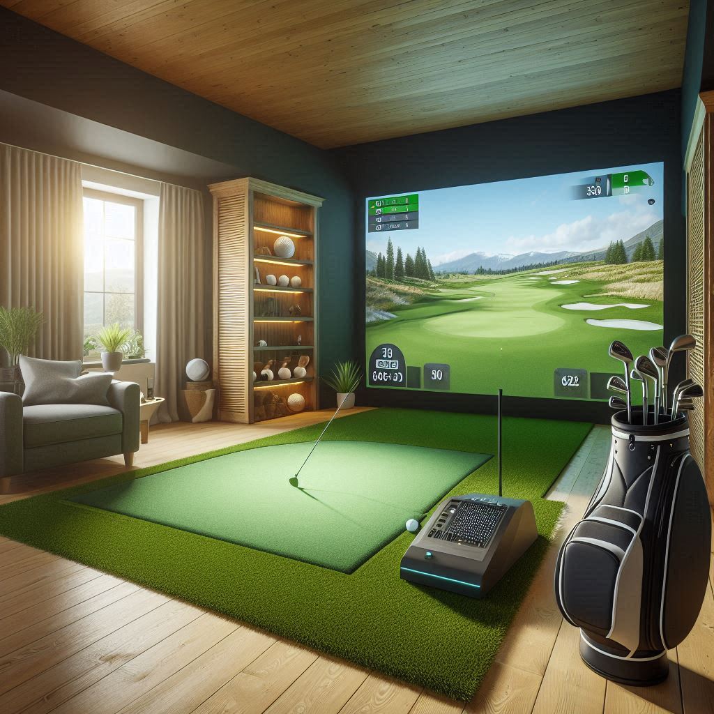 스크린골프장 배경