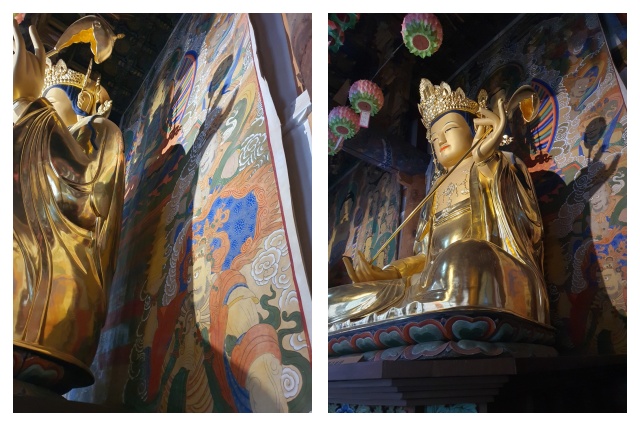 탱화에 비친 그림자