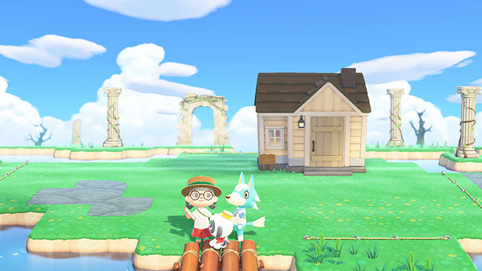 모동숲 해피홈 파라다이스 - 릴리의 그림교실