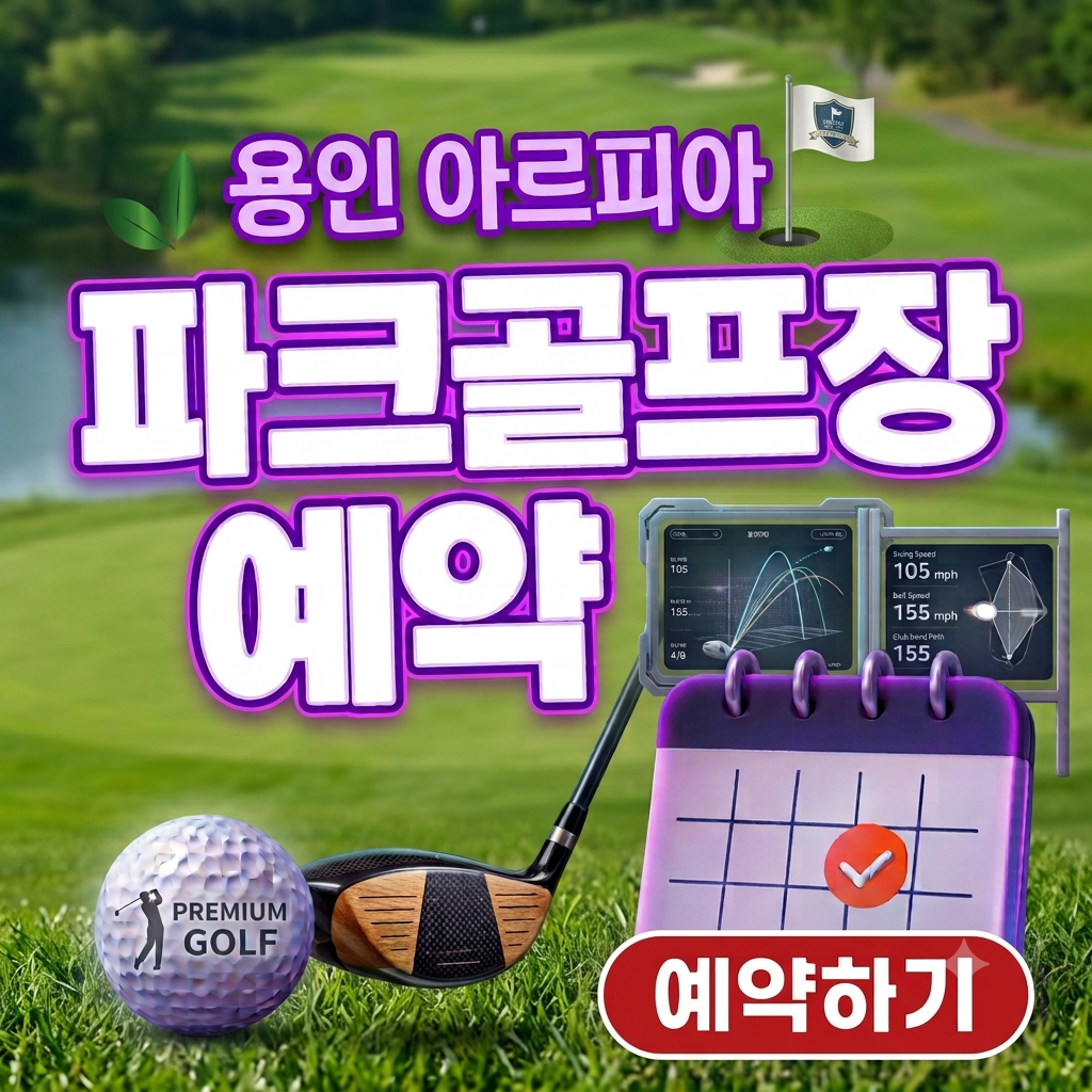 용인 파크골프장 추천 아르피아 예약 어플 다운 방법 정보