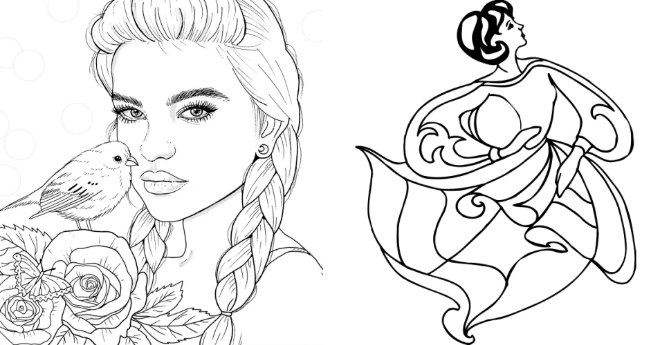 기본적인 선으로만 그린 작품들