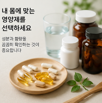 육아 피로 영양제 추천할 때 꼭 확인할 부분1