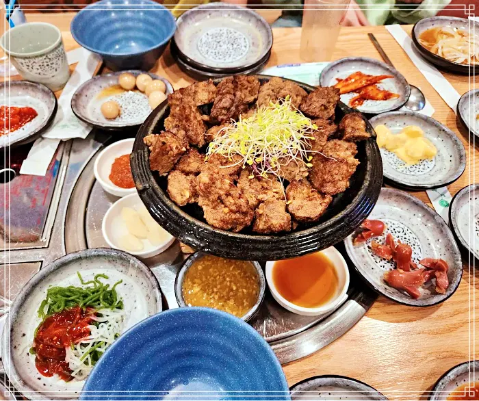 단양 대명리조트 맛집 마늘떡갈비 한정식