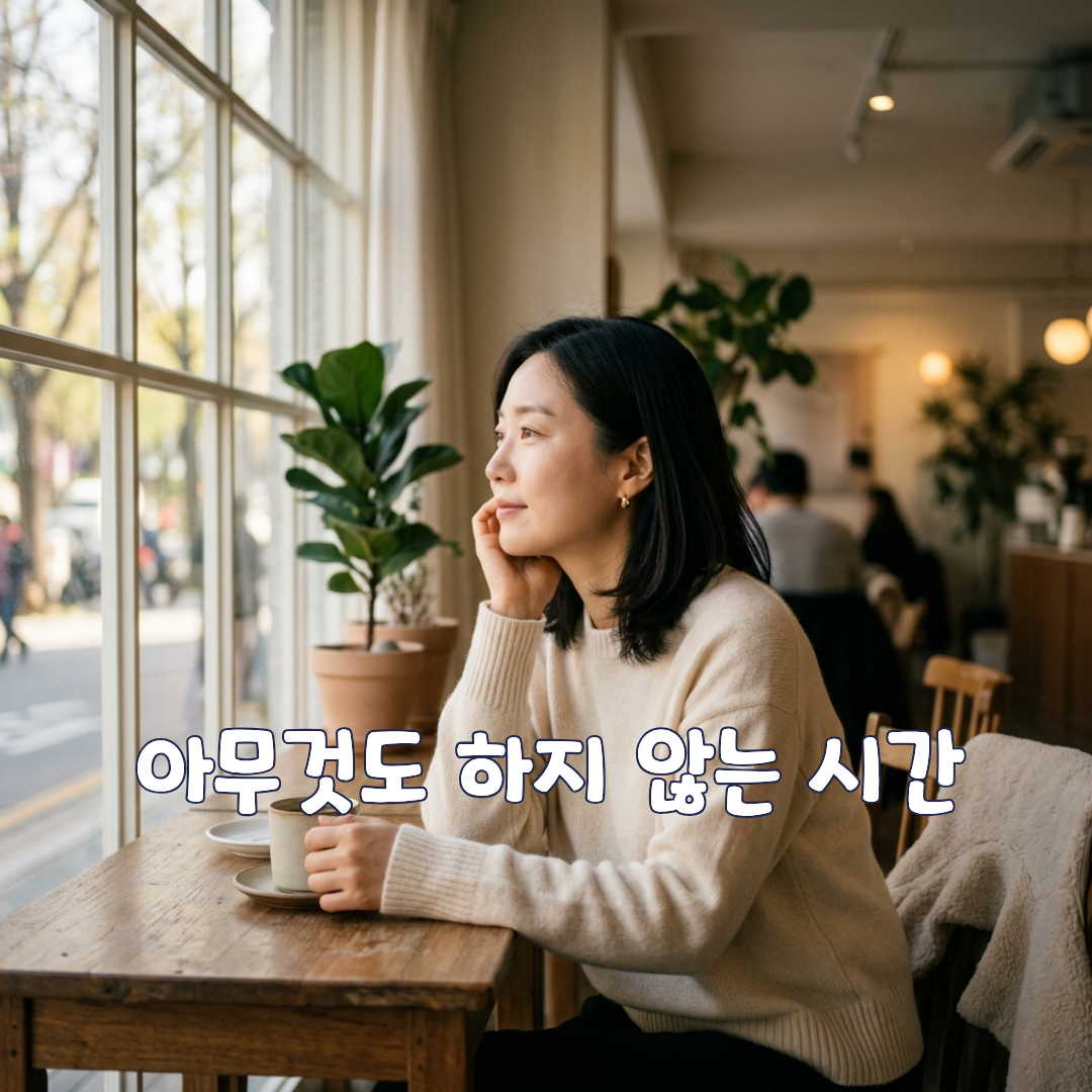 아무것도 하지않는 공간설명