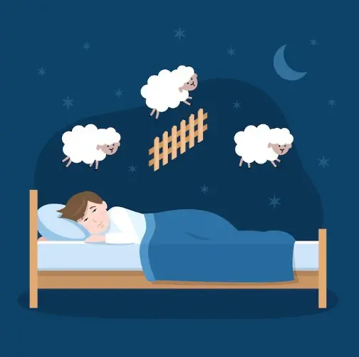 침대에-누운-사람